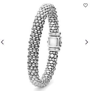 LAGOS Silver Caviar Bracelet | 9mm ~ brand new in box with pouch - M
